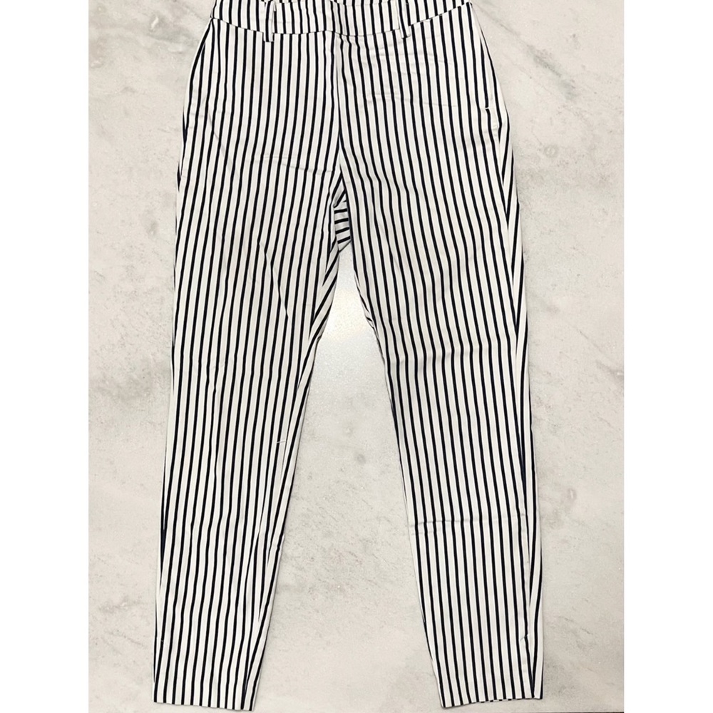 STRIPED SKINNY PANTS